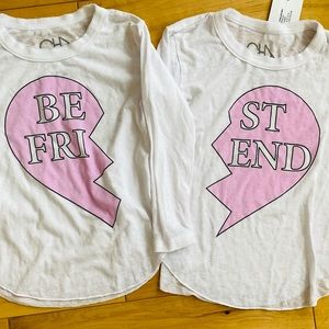 Chaser NWT Best Friends LS Pair/Bundle Size